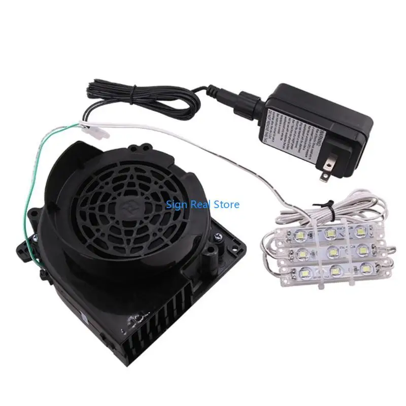 Powerful Inflatable Fan Blower for Christmas Holiday Yard Decorations with LED 41XB