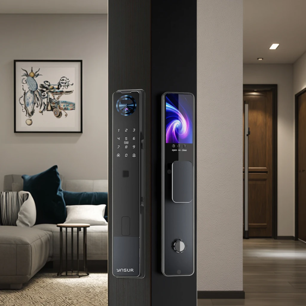 YN S11M Smart Home Digital Electronic Lock for Xiaomi Mijia Mihome App Fingerprint Doorbell 3D Face Palm Vein Camera Smart Locks