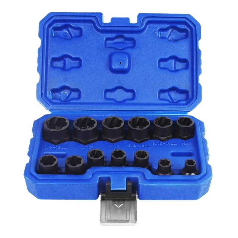 

13 Pc Corrosion Resistance Set for Removing Impact with Blue Storage for Case Alloy Steel Material TOP ones