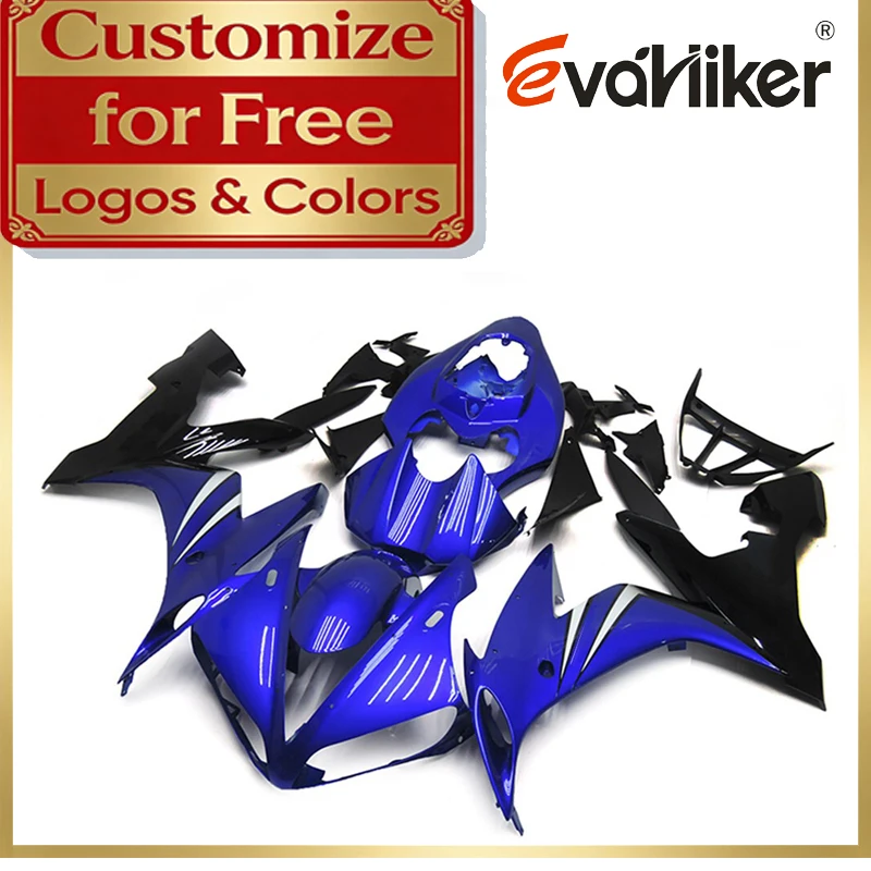 

Complete Motorcycle Fairing For Yamaha YZFR1 2004 2005 2006 blue YZF-R1 04 05 06 ABS Plastic Shell Customized Color