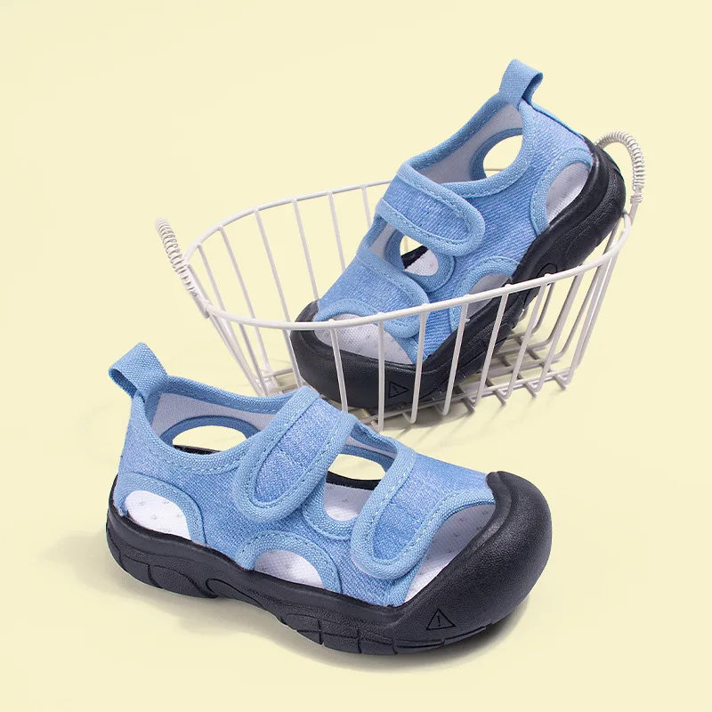 New Summer Anti-kick Children Sandals Boys Girls Baby Firstwalker Shoes Hollow Out Breathable Fashion Kids Shoes CSH1662