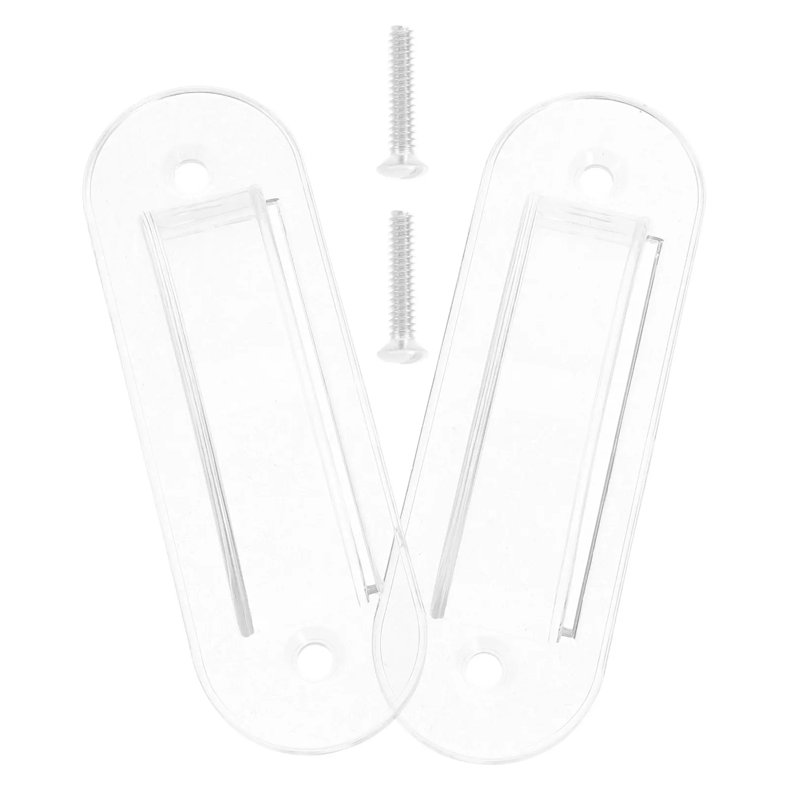 

2 pcs Switch Panel Cover Black White Plate Covers Base American Outlet Breaker Child Proof Wall Guards Clear Rocker Electrical