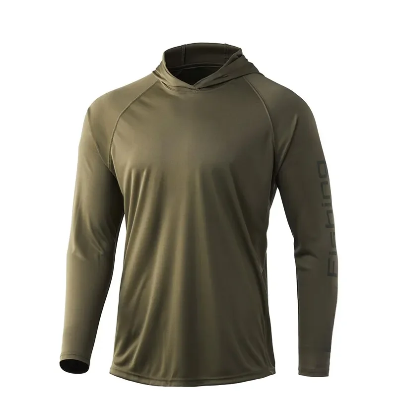 

Fishing Clothing Mens Crewneck Shirt - Print Camisa De Pesca Fishing Long Sleeve Uv Protection Shirt Solarvent Hoody