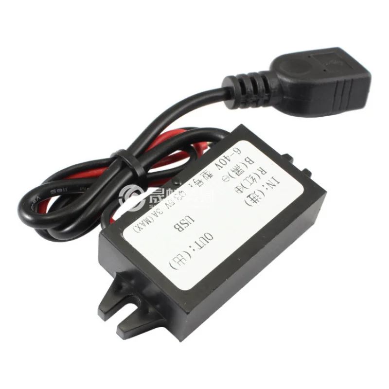 Dc24V12VTurn Single PortUSB 5V 3APower Supply Step-down Module Smart Car Power Supply