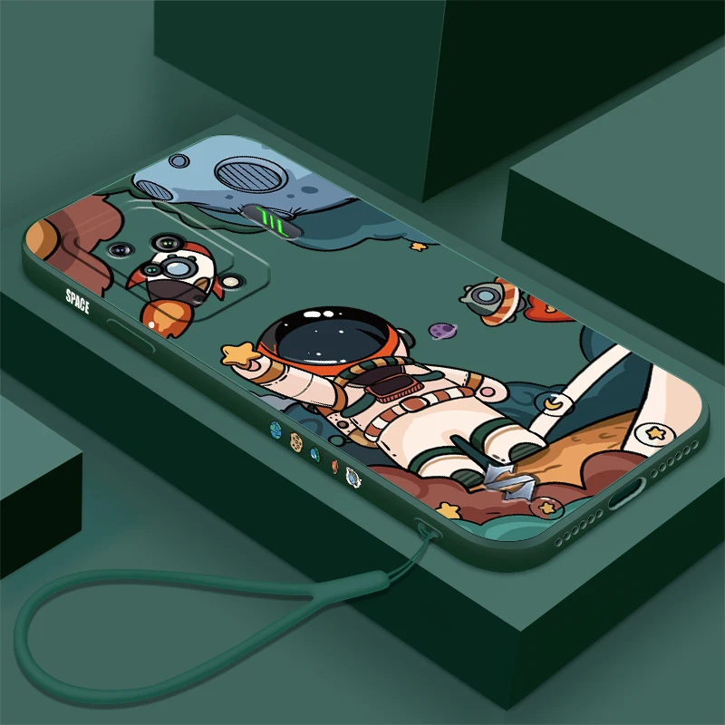 Deluxe Fashion Case for Xiaomi Black Shark 5 4 3 5Pro 4Pro 4S 4SPro 3Pro Drop-proof Protective Case for Astronaut Phone Case