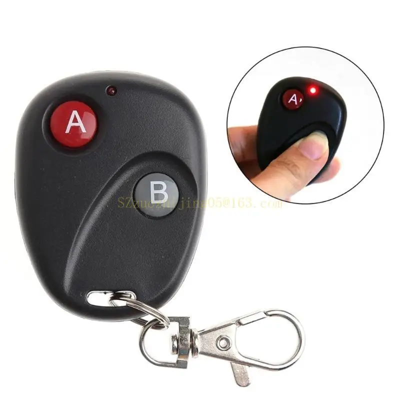433 MHz Wireless Universal Gate Remote Control A&B Keys Plástico para a melhor venda