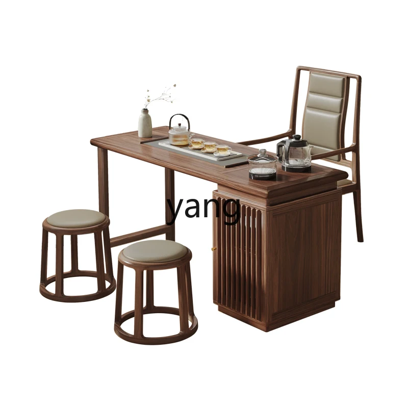 

CX solid wood new Chinese home tea table office kung fu tea desk