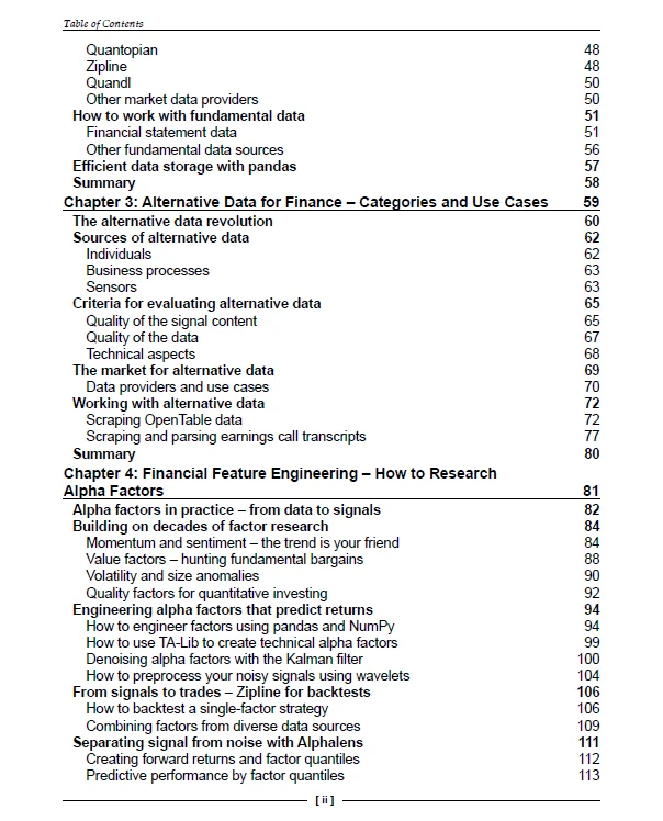 Maschinelles Lernen für den algorithm ischen Handel 2.