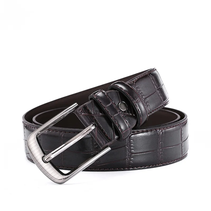 Männer Automatische Schnalle Gürtel Keine Schnalle Gürtel Marke Gürtel Männer Hohe Qualität Männlich Echte Strap Jeans Gürtel 3,7 cm gürtel – Detail 2