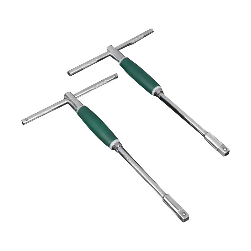 1PC 12.5mm interfaccia manuale chiave a forma di T chiave a bussola con impugnatura a T chiave a cricchetto con asta di forza utensili manuali chiave strumento di riparazione