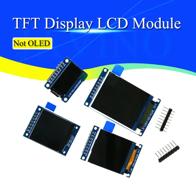 Wyświetlacz TFT 0.96 1.3 1.44 1.8 calowy IPS 7P SPI HD 65K pełny moduł kolorowy wyświetlacz LCD ST7735 / ST7789 napęd IC 80*160 240*240 (nie OLED)