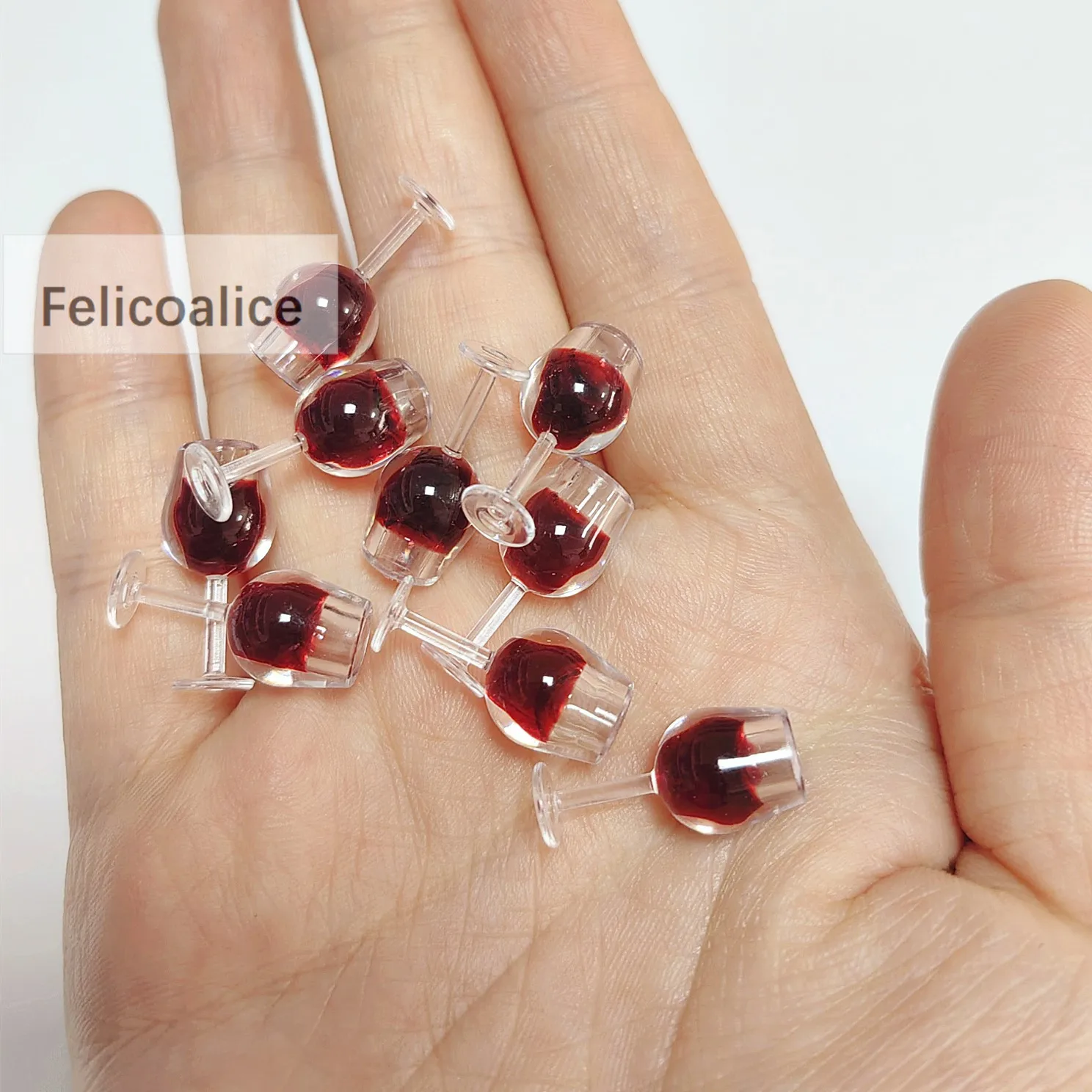 5 Stücke 1:12 Miniatur Kaffeetasse Wein Tasse Bierkrug Weinflasche Glas Modell Puppenhaus Für Möbel Haus Dekor Spielzeug – Detail 3