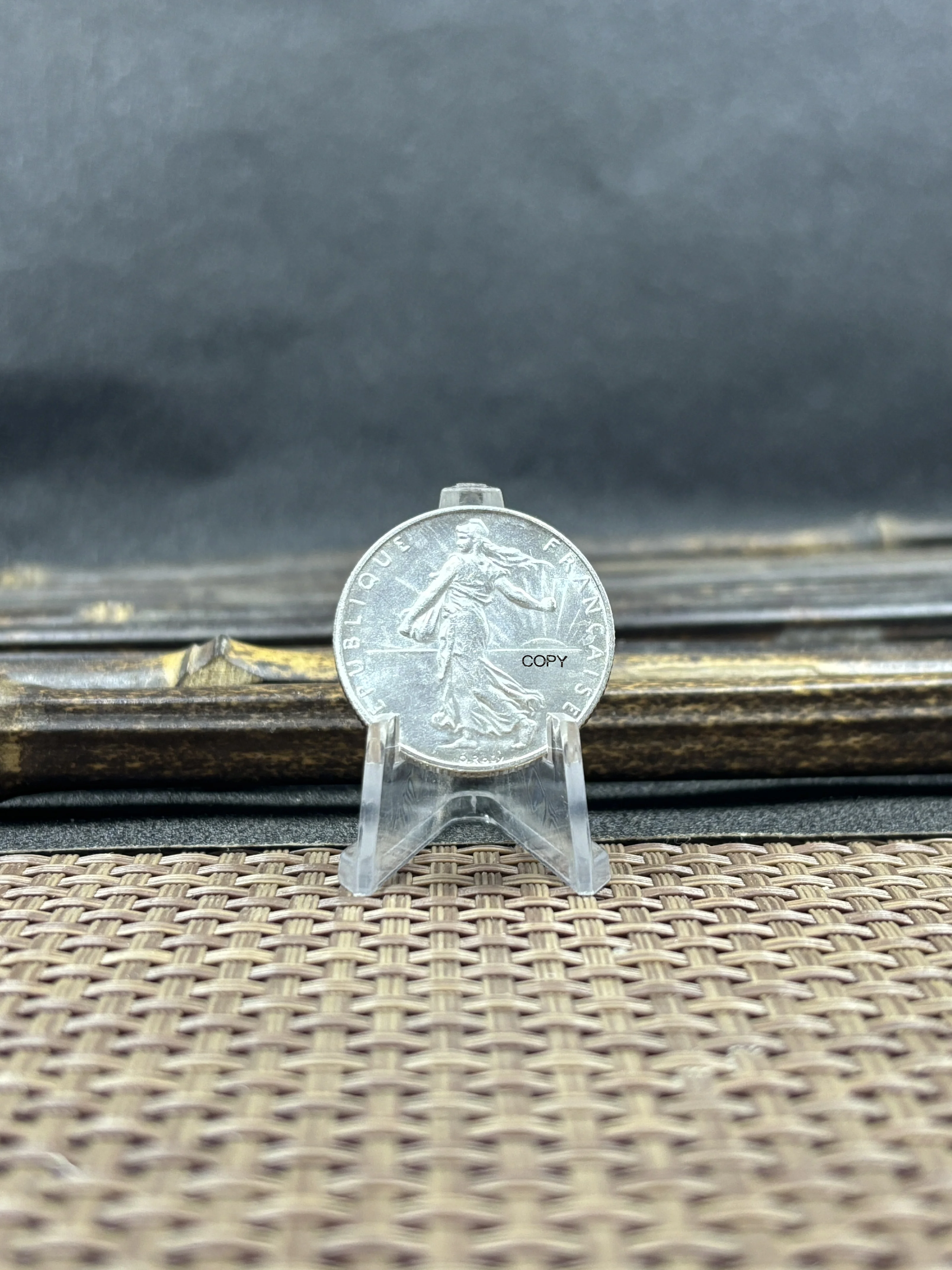 France 2 francs 1914 1915 1916 1917 république Liberte Egalite copie plaquée argent pièce commémorative pièces de collection