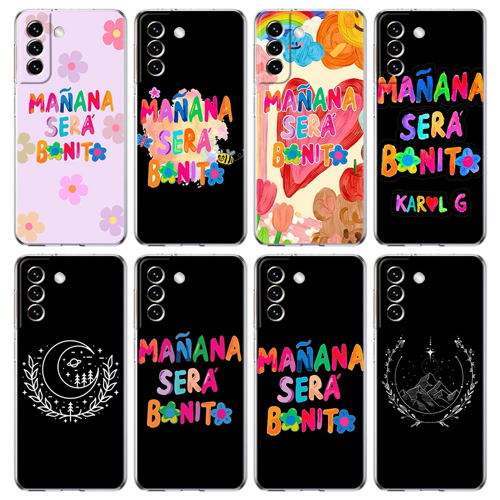 Phone Case For Samsung Galaxy S24 Ultra S23 FE S22 S20 S21 5G S10 S9 Plus S10E S8 Soft Clear Letter Print Kangaroo Cover