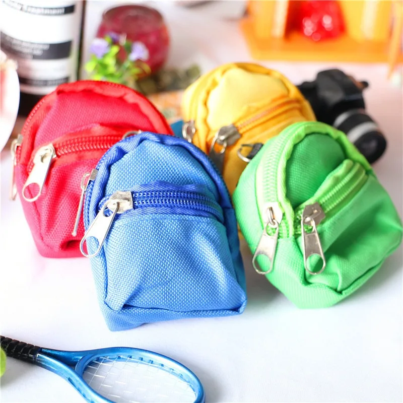 Miniature Soldier Backpack for 6-Point Doll Dollhouse Tiny Backpack Scene Decoration Model