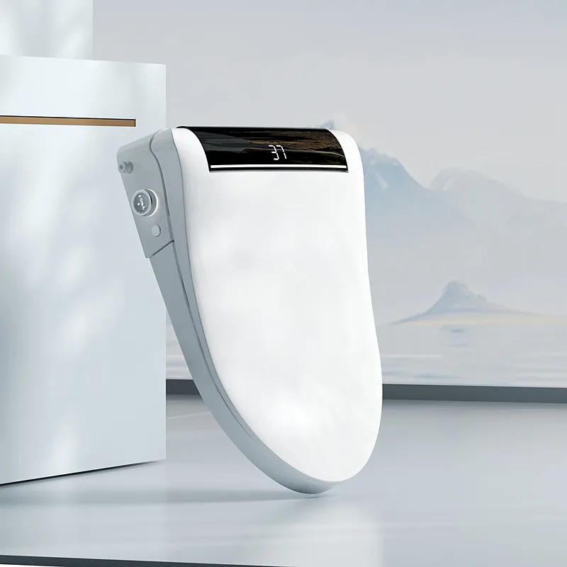 

New Design IPX4 Waterproof Durable Plastic Elongated Toilet Cover Nozzle Cleaning Automatic V Shape Smart Toilet Seat Cover