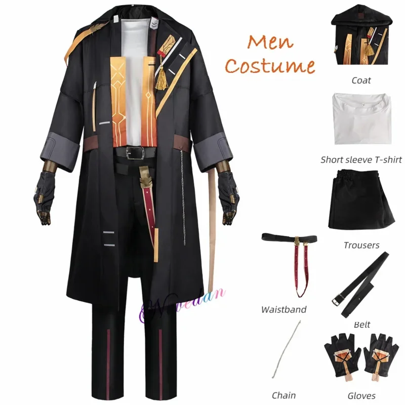 Protagonist Trailblazer Cosplay Honkai Star Rail Cosplay Female Male Uniform Shoes Wig Outfit Halloween Party Costume Props E