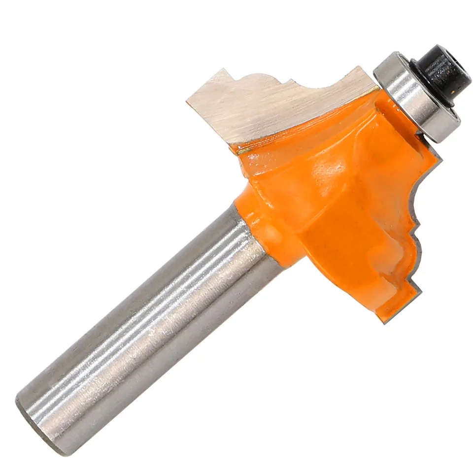 1PC 8MM Shank Milling Cutter Wood Carving Yarn Wood Router Bit Straight End Mill Trimmer Cleaning Flush Trim Corner Round Cove