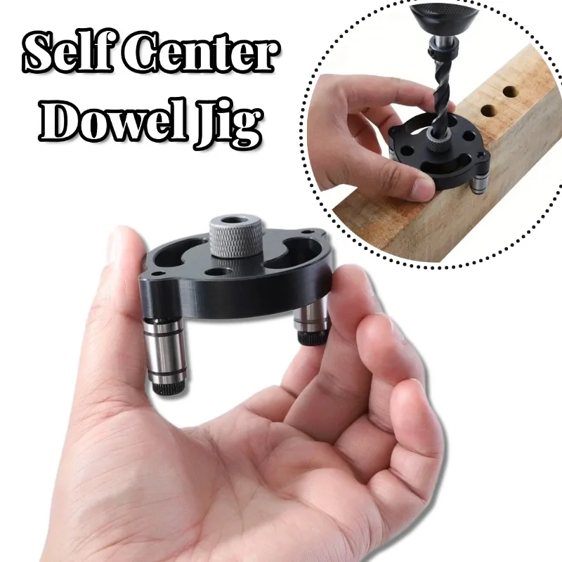 

6/8/10 mm Spacing Ring Vertical Hole Puncher Locator Handheld Drill Guide Tool Self Center Dowel Jig Oxidation Resistant