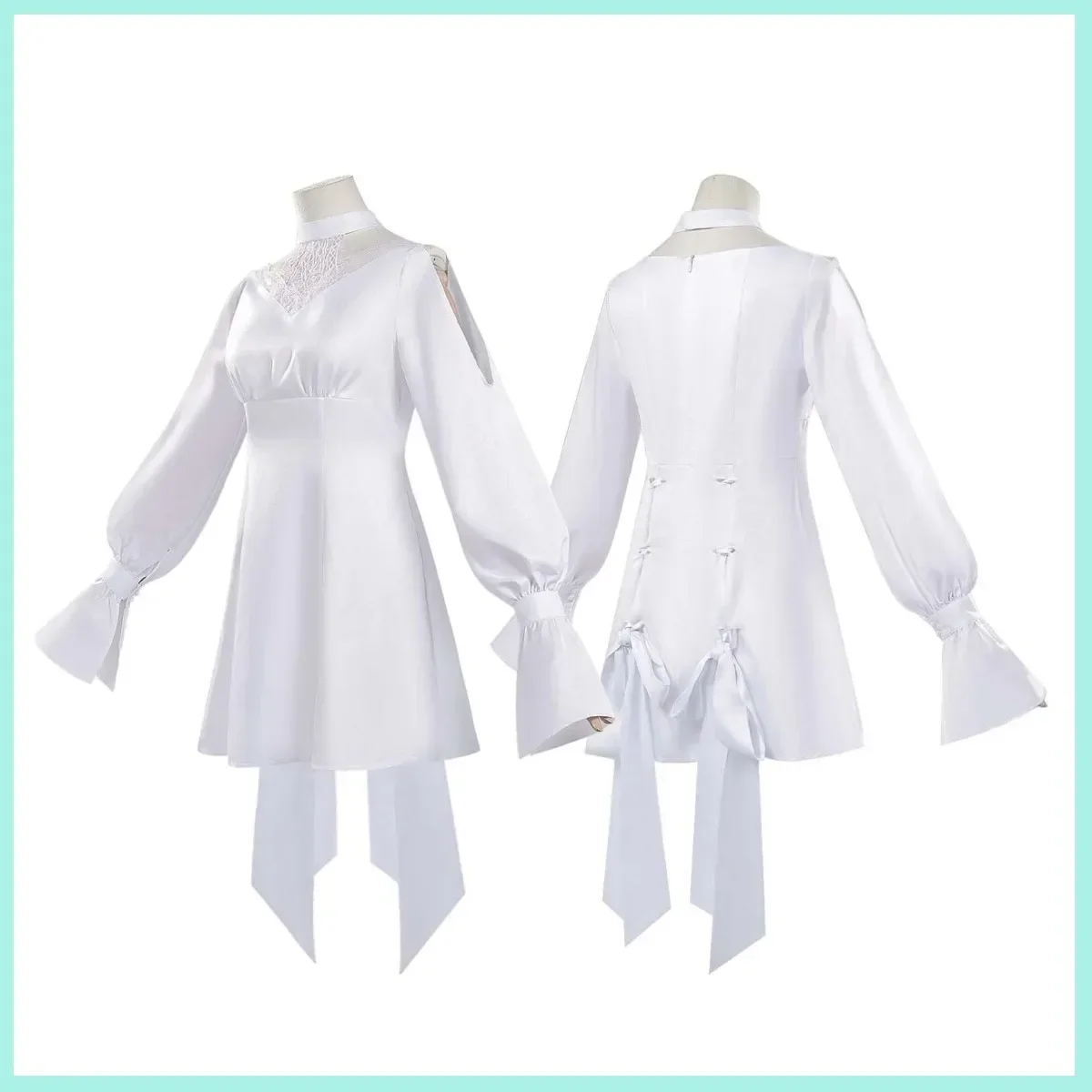 Белое платье принцессы, юбка, парик, женский сексуальный костюм, игра Final Fantasy Xiv:A Realm Reborn Ff14 Ffxiv Ryne Minfilia, карнавальный костюм