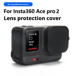 Silicone Lens Cap For Insta360 Ace Pro Lens Cover Soft Silicone Material Anti-scratch Dust-proof Camera Protector Accessories