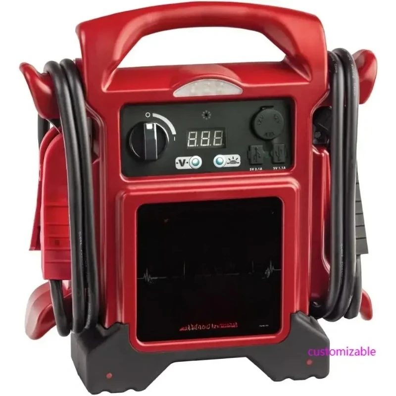 NEW Jump-N-Carry JNC770R 1700 Peak Amp Premium 12 Volt Jump Starter - Red
