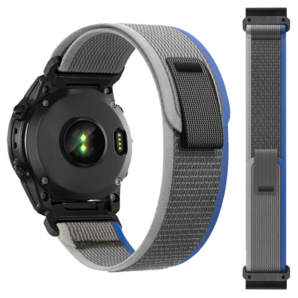 22mm 26mm Loop Nylon Quick Release Strap for Garmin Fenix 7X 7 Pro Fenix 6X 6 5X 5Plus Tactix 7 Forerunner 965 955 Enduro 3 Band