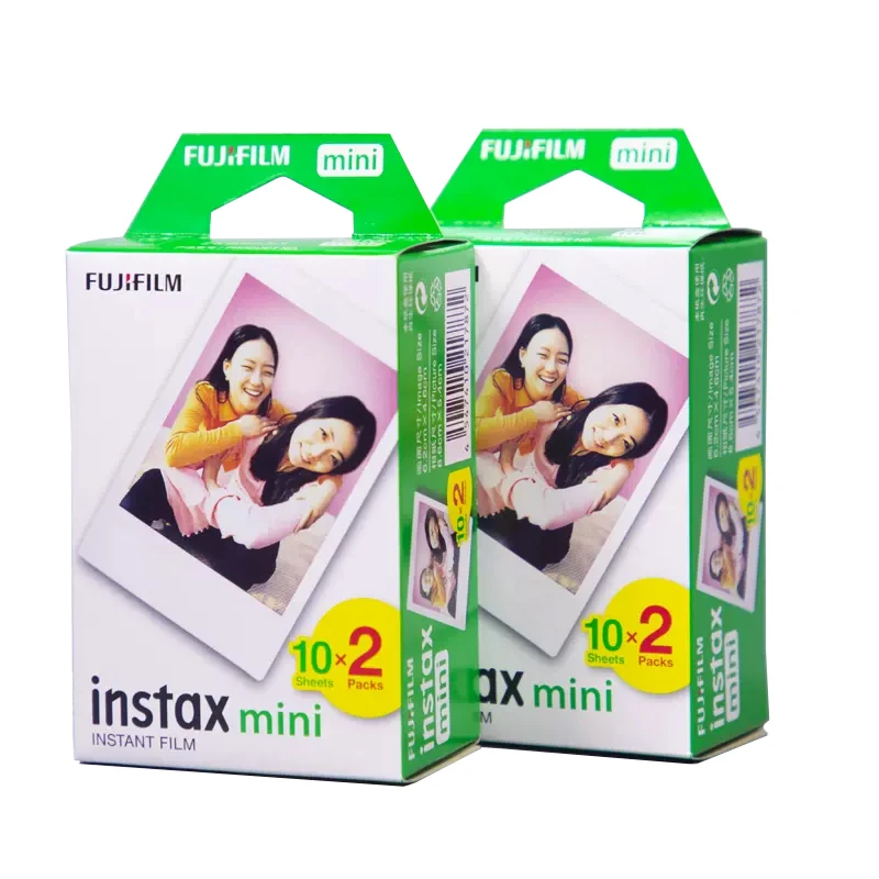 10-100 Sheets Fuji Fujifilm White Edge Instax Mini Films For Instant Instax Mini 7/8/9/11/12+/40/90/link Camera Photo Paper