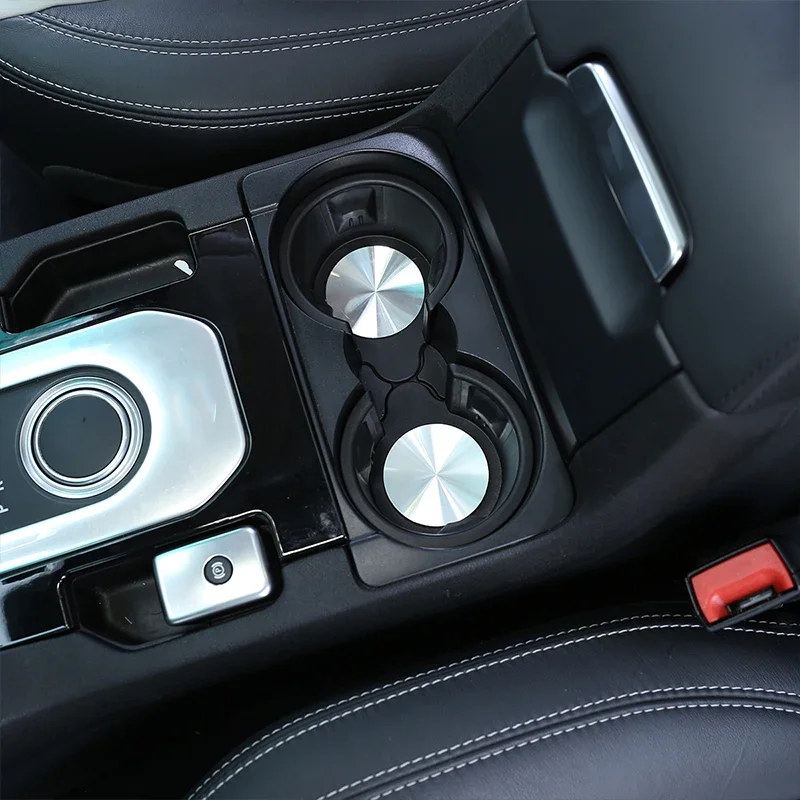 

ABS Black For Land Rover Range Rover Vogue Sports Discovery 4 5 LR4 LR5 Car Cup Holder Water Drinks Holder Trim Car Accessories