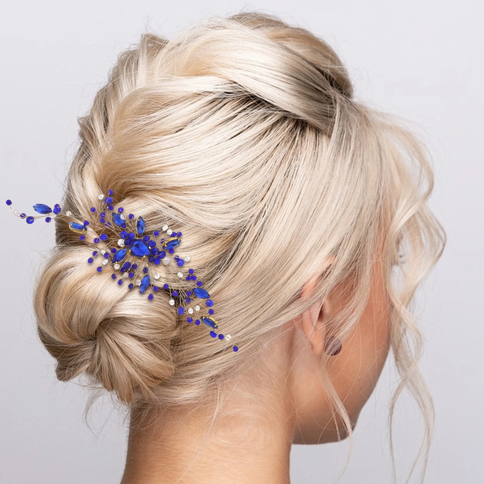 

Свадебная расческа для волос Свадебные головные уборы Блестящий декор Стабильные зубы Легко носить Идеальная подружка невесты Особые случаи Свадебный аксессуар