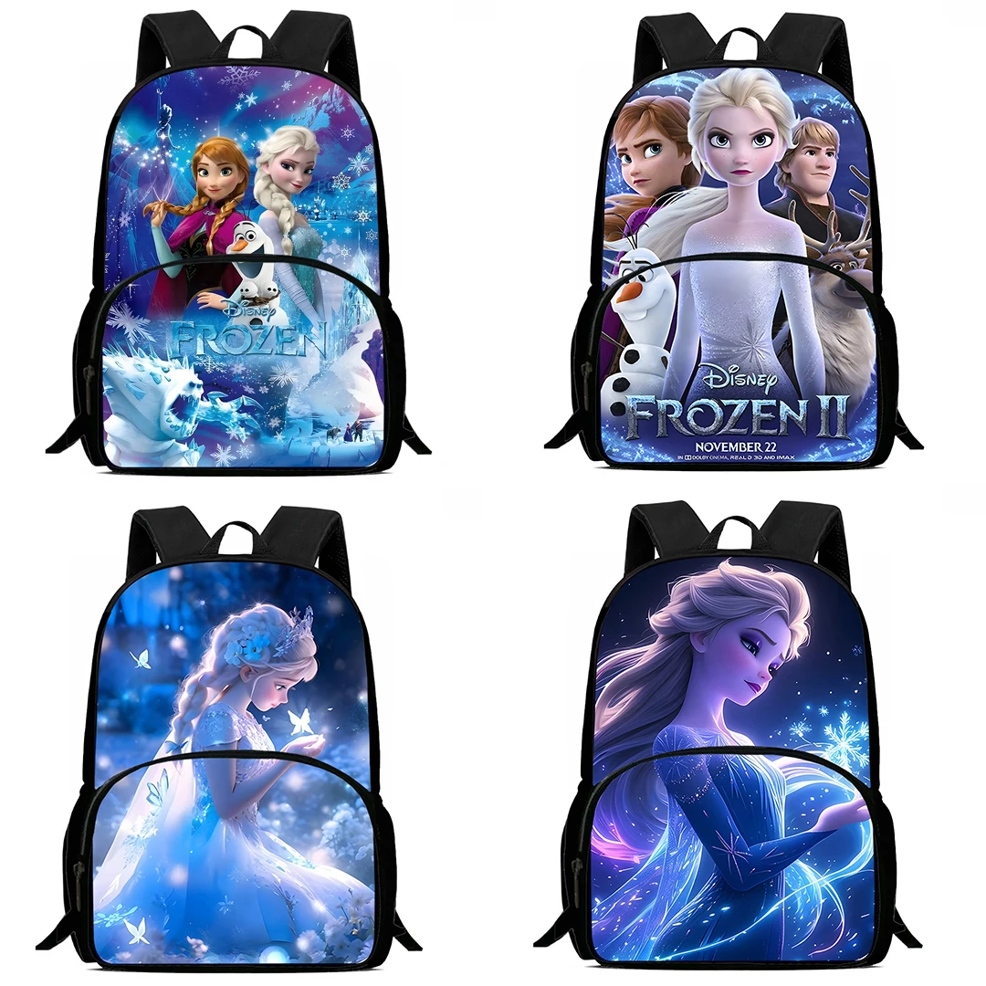 

Backpacks Frozen Princess Elsa Boys and Girls Student Birthday Gift Child School Bags Large Capacity Camping Durable Rucksack