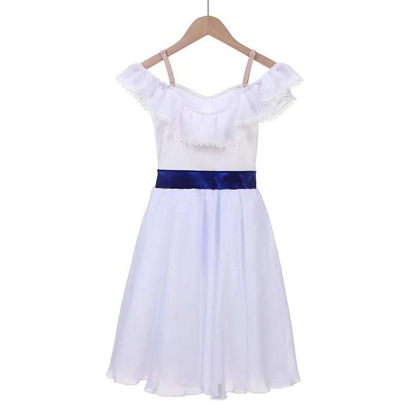 Tutú de Ballet profesional largo para niños y adultos vestido tutú de Ballet blanco para niñas falda larga traje de baile de competición