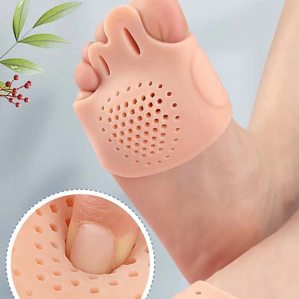 Foot Valgus Corrector Toe Straightener Forefoot Pads Foot Care Tools Toe Brace Splint Toe Valgus Adjuster Thumb Bunion Orthotics