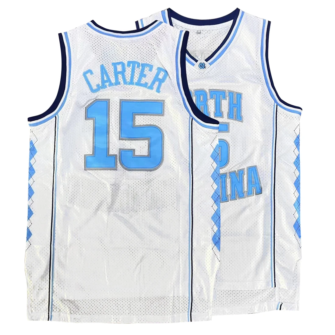 قميص كرة السلة North University 23 للرجال مصنوع من نسيج شبكي مسامي #2