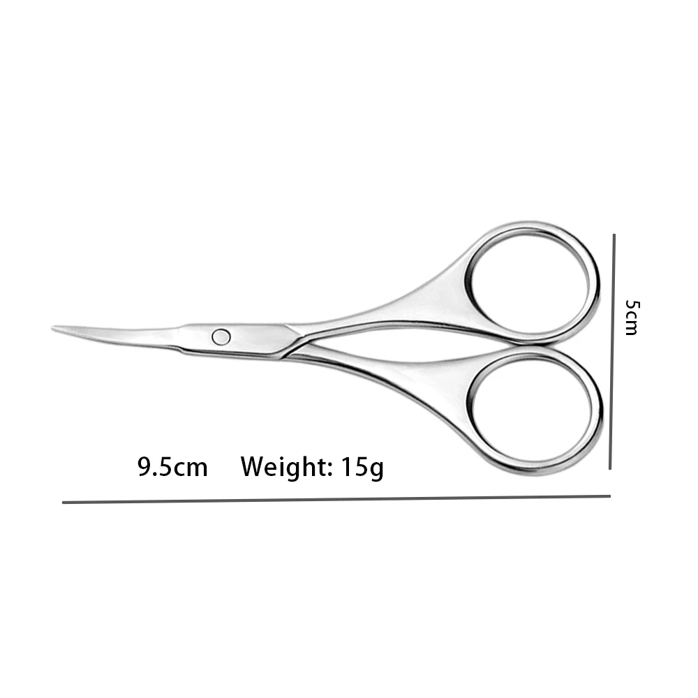 Beauty Scissors Nose Hair Eyebrow Beard Scissors Small Scissors Eyebrow Scissors 304 Stainless Steel