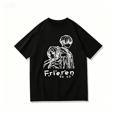 Vestido estampado destruído por Felicia. Camiseta 100% algodão para homens e mulheres em design de cor única. Roupas de manga curta.