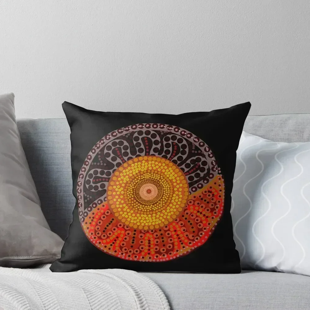 

Australian Aboriginal Sun Throw Pillow Pillowcases Bed Cushions Decorative Sofa Cushion Sofa Cushion Cover pillow