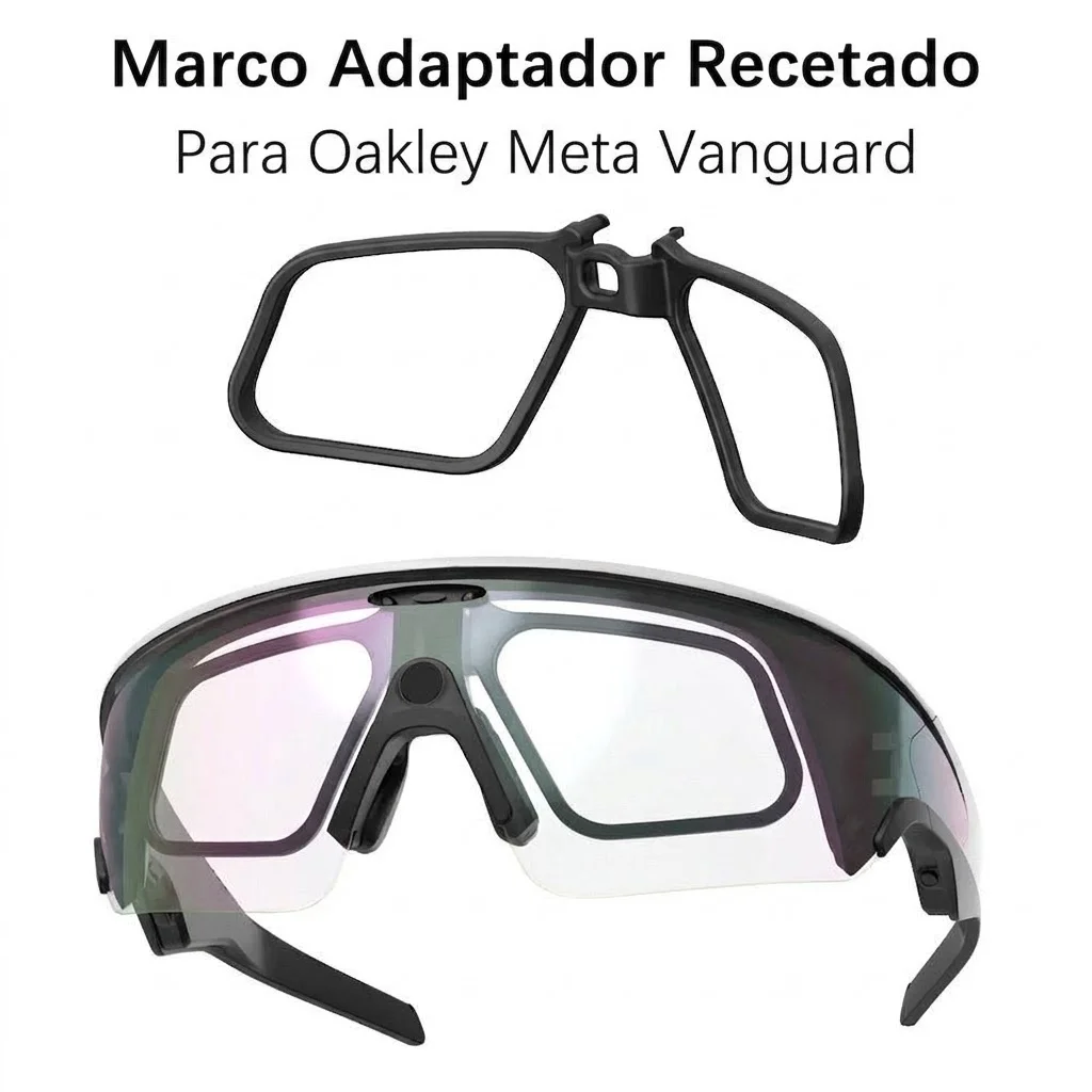 Prescription Lens Insert Inner Frame for Oakley Meta Vanguard Smart Glasses Snap In RX Adapter PC Optical Frame for Cycling