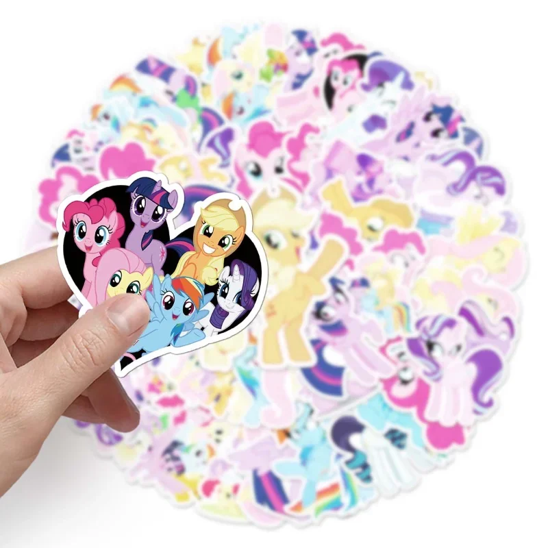 My Little Pony Anime Peripheral Stickers Creative Stickers Waterproof Suitcase Laptop Refrigerator Decorative Sticker Gift