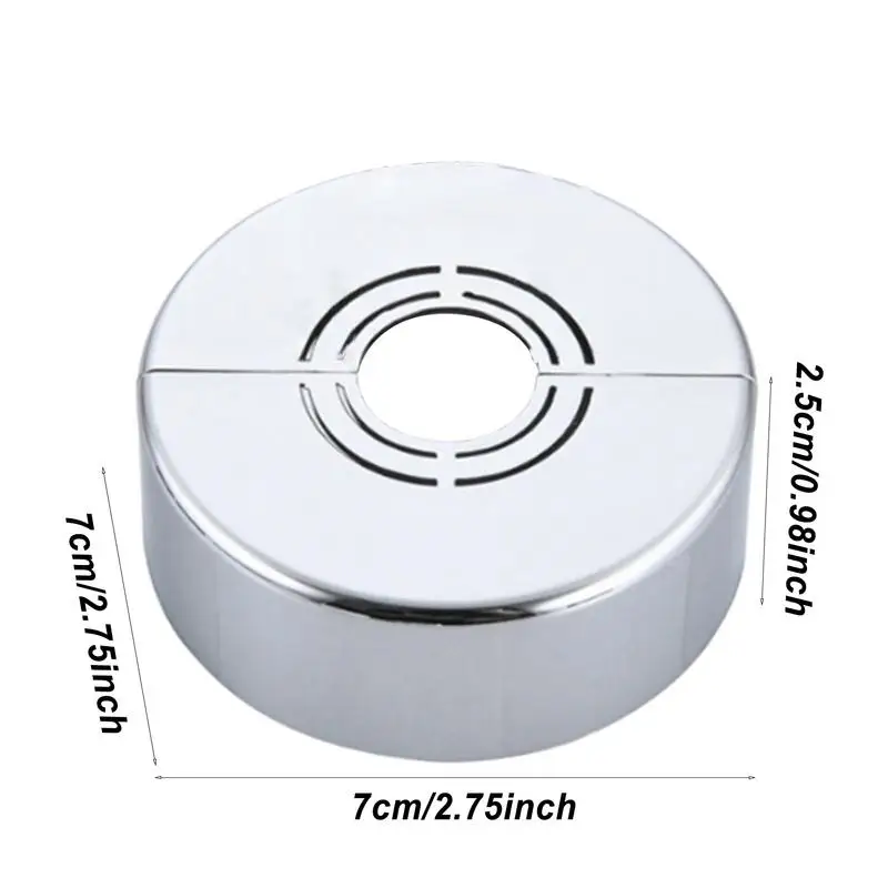 Round Pipe Wall Cover Sink Hole Cover Deck Plate Split-Type Triangular Valve Water Faucet CoverKitchen Bathroom Tap Accessories