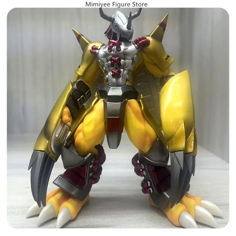 

​​22cm Digimon WarGreymon Anime Dragon Warrior Black Yellow Standing Pose PVC Figure Statue Desktop Decoration Gift​