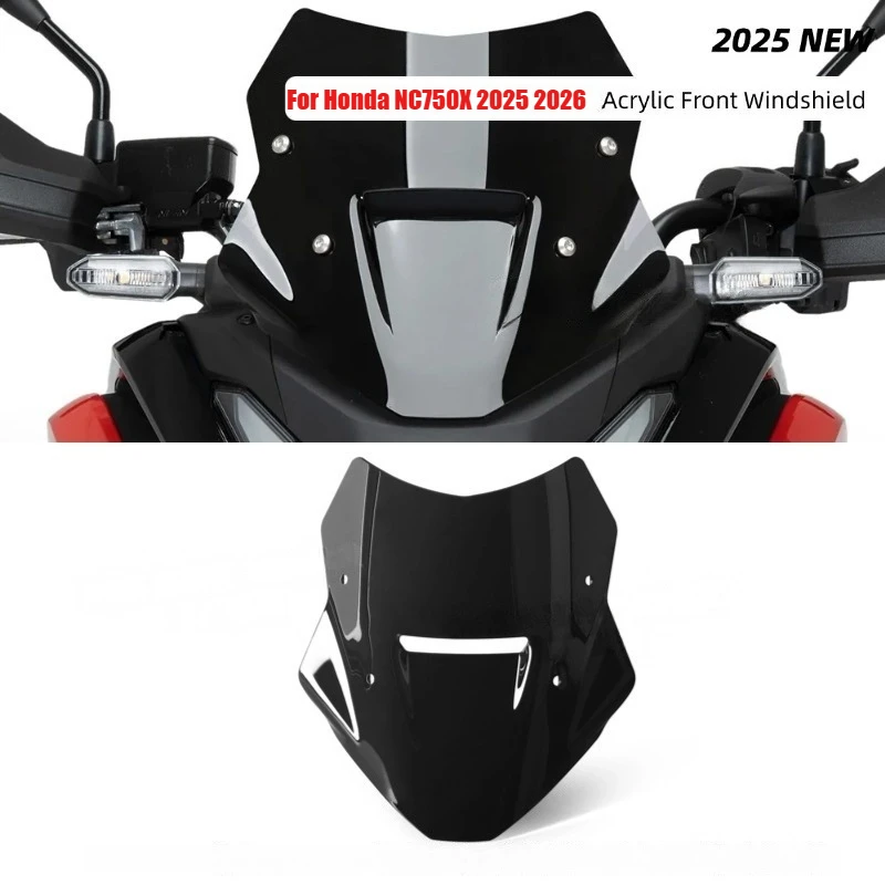 

New for HONDA NC750X NC 750X NC 750 X 2025 2026 Motorcycle Windshield Windscreen Wind Deflector Visor Wind Shield Parts