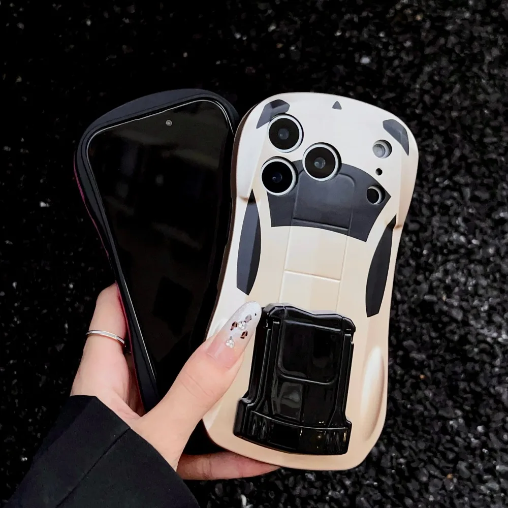 حافظة هاتف رياضية فاخرة للغاية على طراز السيارة مع تأثير قوي ثلاثي الأبعاد وقبضة ممتازة لهاتف آيفون 17 16