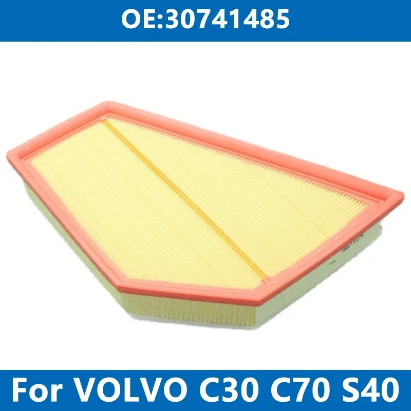 

Car Air Filter Cleaner Element 30741485 For VOLVO C30 C70 S40 II V40 Hatchback V50 D3 D4 D5 2.0 2.4TDI Engine Intake 2006-2012