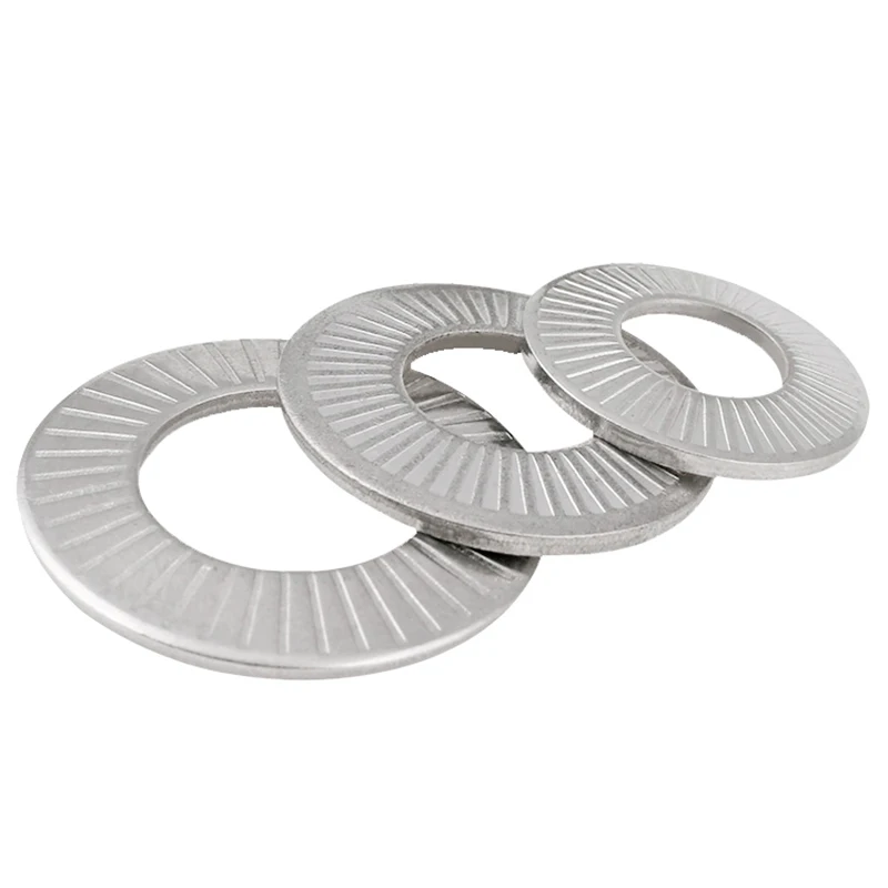 2/5/10/20/50 قطعة M3 M4 M5 M6 M8 M10 M12 M16 M20 304 غسالات قفل غير قابلة للصدأ-غسالات مائلة متعددة الأغراض لتطبيقات مختلفة #3