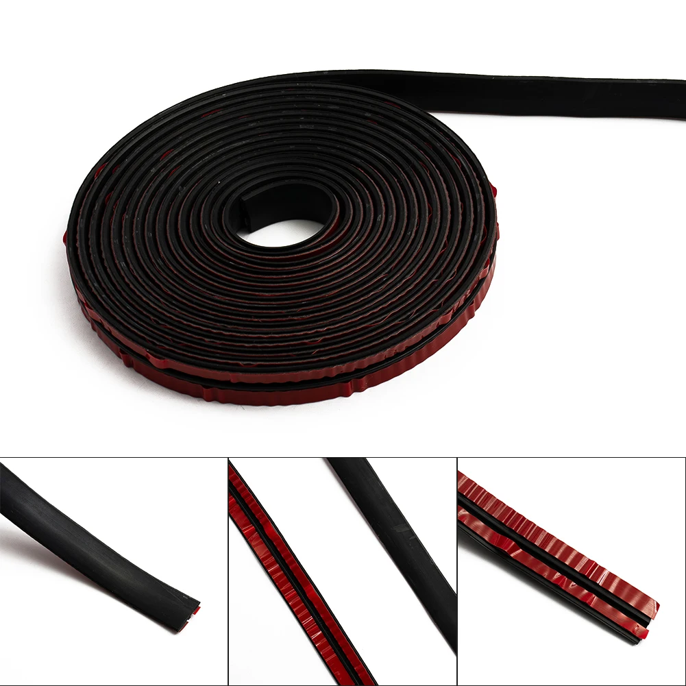 Car Rubber Seal Strip With tape 3Meter*1.5cm EPDM Rear triangle Replacement Soundproof Sunroof Waterproof Portable