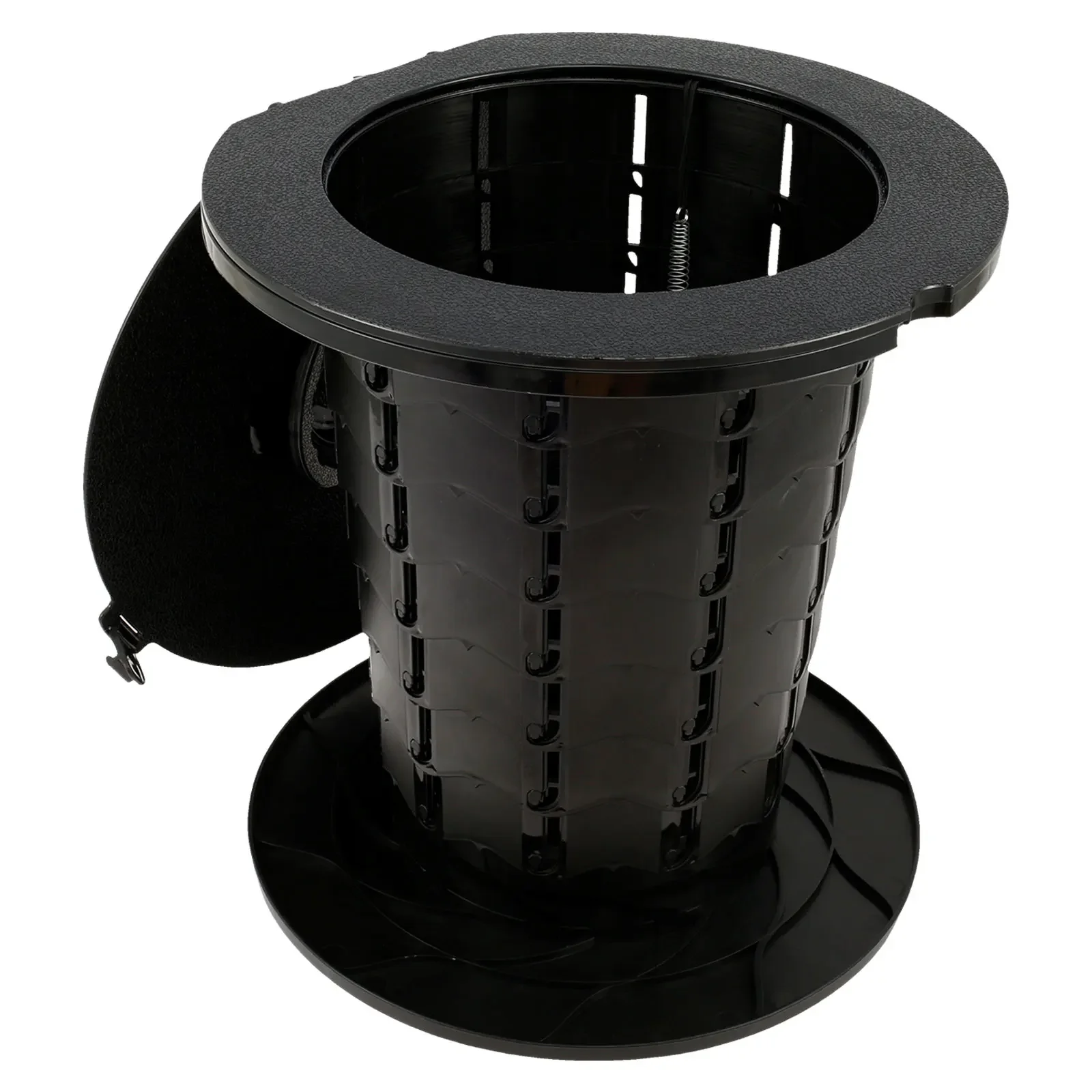 

Portable Toilet Retractable Camping Toilet Height Adjustable Reusable Folding Toilet with Paper Holder for Travel Camping Picnic