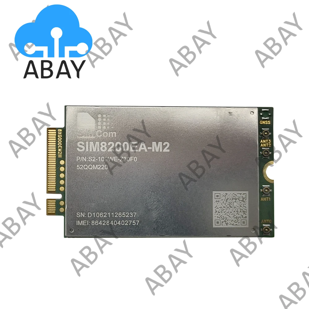 SIMCOM SIM8200EA-M2 IOT M2M 5G Module SIM8200 Multi-Band 5G NR/LTE-FDD/LTE-TDD/HSPA Sub-6GHz Supports R15 5G NSA/SA up to 4Gbps