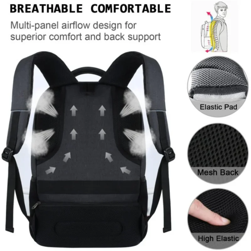 Grande capacidade de viagem computador mochila, mochila masculina e feminina, nova moda, 15"