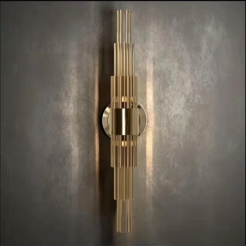 

Clear Glass Lampshade Wall Lamp Foyer Aisle Bedroom Cafe Hotel Restaurant Homestay Indoor Decor Wall Sconces Lighting Luminaires